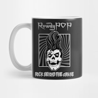 Rock Beyond the Grave Black and White Variant Mug